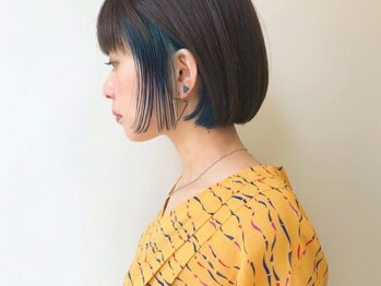 ビグディー サロン ヌーピー(BIGOUDI salon noopee)の写真/【西中島南方駅徒歩1分】[カット+カラー¥6400～]暗髪の透明感カラーや透明感溢れる艶髪カラーが大好評♪