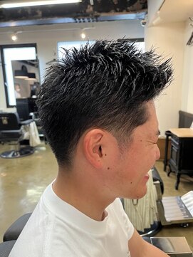 ワンワンオー バーバーショップ 博多店(@110 BARBER SHOP) スパイキーショート