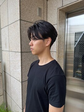 ゴーズゴー 吉祥寺(e)店(go s go) ニュアンスパーマ/メンズカット/センターパート/波巻きパーマ