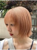 #ハイトーンカラー#ブリーチカラー#コーラルピンク