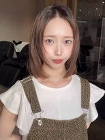 ジーナ 福岡天神(Zina)&nbsp;韓国レイヤーボブ/顔まわりレイヤー/Zina福岡天神