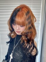 アドネ プライム(adne prime)&nbsp;オレンジ/ボーダー/ルーツバングデザイン