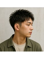 スープレックス ヘアーデザイン(SOUPREX HAIR DESIGN)&nbsp;ツーブロック立体メンズショート　20代 30代 40代 50代 60代