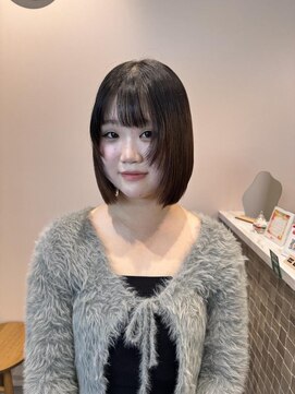 リールヘアー 大野城店(rire hair) 切りっぱなしボブ