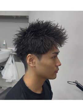 ゴールドシブヤ(GOALD SHIBUYA) 黒髪ツイスト刈り上げショート