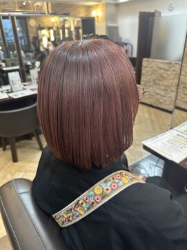 キャラ 池袋本店(CHARA) 【大人気の冬カラー】透明感ある深みワインレッドが可愛すぎる♪