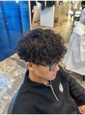 【MEN’S HAIR/サーフカール/刈り上げセンターパート/千葉】