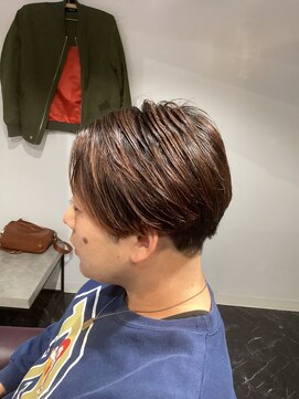 ジェム ヘアサロン(Gem hair salon) メンズ前下がりショート