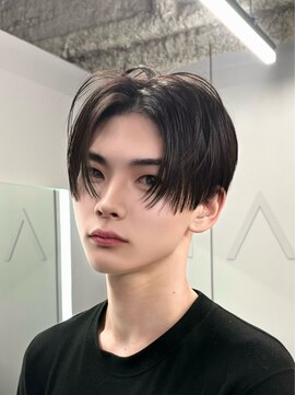 ナレ(NARE) 【chinami】韓国アイドル風センターパート/メンズヘア