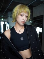 ギークス(GEEKS) 【GEEKS渋谷】ハッシュボブ/デザインカラー/冬カラー/ボブウルフ