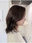 20代30代40代　ブラウンベージュ/ オリーブブラウンカラー