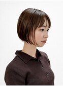ナチュラル丸みショートボブ