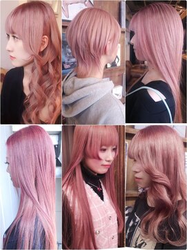 ブロック ジャポン(bloc japon) 幅広い透け感シアーピンク◇ jun kubota