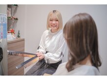 現状のヘアスタイルを分析