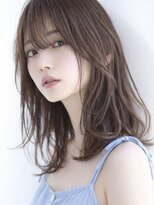 ムーン 仙台一番町店(OON)&nbsp;ミディアムレイヤー/ミルクティーブラウン/仙台/髪質改善