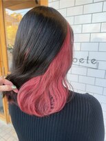 ノエル(noele)&nbsp;インナーカラー×チェリーレッド