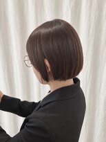 ココカラヘアー ニコ(cococara hair nico) ミニボブ/ショートボブ/チョコレートブラウン