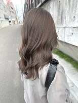 ヘアデザイン アンジェロカフェ(Hair Design Angelo cafe)&nbsp;オレンジブラウン×韓国風ミディアム【20代30代40代】