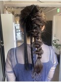 #結婚式ヘア#ヘアセット#アレンジ