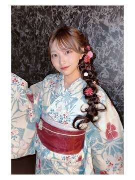 セットサロン ココ サイド編み下ろし