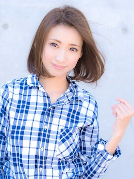 マルジュ(Marge) 【hair make Marge】シンプルワンカールボブ