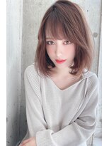 ミラレスカ 栄(MIRA RESCA)&nbsp;ミラレスカ  可愛い感じの切りっぱなしボブ byウラタニ