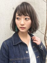 【GARDEN川谷】20代30代大人可愛い小顔ナチュラルボブ
