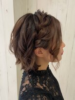 ルナクレセント (Luna crescent)&nbsp;編み込みハーフアップ