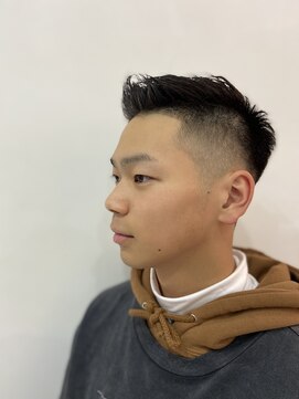 インデックスヘアソア(in'dex hair soar) フェードカット/七三オールバック