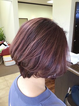 ヘアプロデュース ムース(Hair Produce MU SU) 前下がりショートボブ