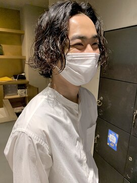 ヘアー アイス ルーチェ(HAIR ICI LUCE) ボブパーマ メンズパーマ メンズカット パーマ 担当城倉