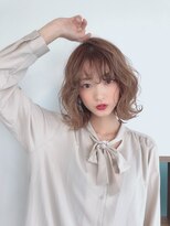 ラナヘアーサロン オオブ(Lana hair salon OBU) クビレをつけた柔らか外ハネスタイル