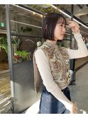 似合わせ内巻きミニボブ