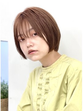ミチオ ノザワ ヘアサロン ギンザ(Michio Nozawa HAIR SALON Ginza) 絶壁解消×くびれ×30代40代50代★前髪長め大人ショートボブ★