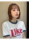 外ハネぷつっとボブ