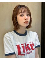 ミンクス 青山店(MINX) 外ハネぷつっとボブ