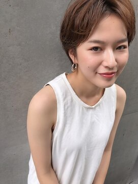 ロット 横浜(lot) ハンサムショート×センターパート×美髪[横浜駅]