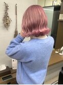 【.eer/ディア】ピンクラベンダー/切りっぱなしボブ