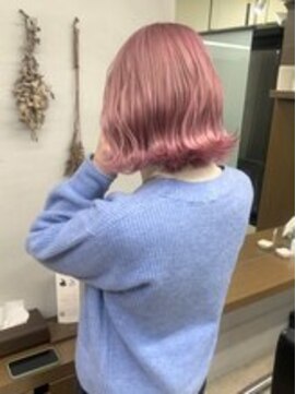 ディア(.eer) 【.eer/ディア】ピンクラベンダー/切りっぱなしボブ