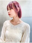【Taylor 大宮】カシスピンク×愛されボブ