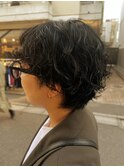 マニッシュショートパーマ