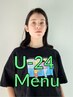 学割U24 　カット＋パーマ＋極上トリートメント￥11000