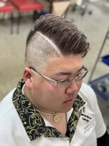 ロジーリリーヘアーズ(Rosy Lily hair's)&nbsp;震災刈り×ホワイトハイライト