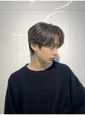 韓国ヘアカルマパーマカルマバングセンターパートウルフ
