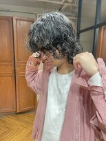 ウニレ バイ センス(unire by sense)&nbsp;【飾磨/メンズ】メンズウルフにスパイラルパーマしっかりパーマ