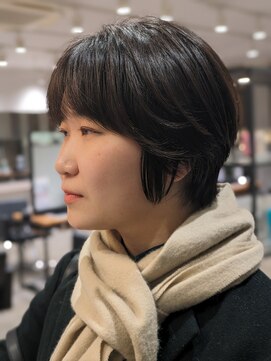 ケーオーエスビューティー(K O S beauty) 毛流れ暗髪ショート！