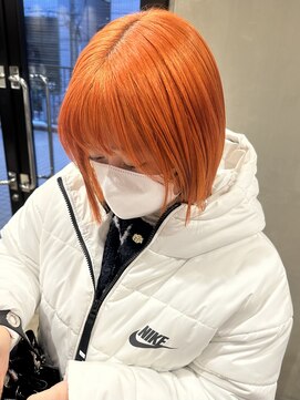 コージーベルベット(Cosy Velvet) #オレンジ×bob