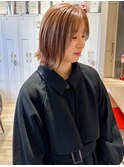 切りっぱなしボブ