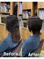 ルポ(repos) 清須市/縮毛矯正/白髪染め/カラー/酸性ストレート/白髪/40代