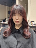 ニーフ 恵比寿(neaf)&nbsp;イメチェンホワイトブロンド外ハネボブ 美髪ワイドバング